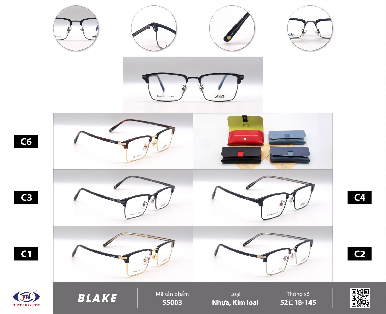 GỌNG KÍNH LAMY THƯƠNG HIỆU BLAKE